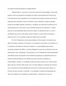 Psicología del desarrollo humano de Abraham Maslow