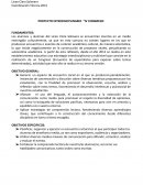 PROYECTO INTERDISCIPLINARIO “IV CONGRESO