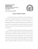 Ensayo La biblioteca de Babel