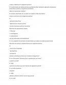 Cuestionario de ingeniería química