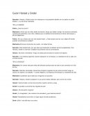 Guion Hansel y Gretel