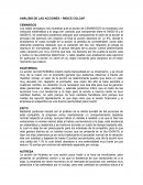 ANÁLISIS DE LAS ACCIONES – ÍNDICE COLCAP