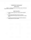 Diseñar el sistema de generación hidráulica en