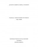¿Que impacto ambiental genera la topografía?