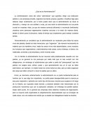 ¿Qué es la administración?