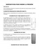Dispositivos para medir la presión