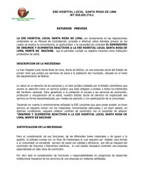 ESTUDIOS PREVIOS. FUNDAMENTOS JURIDICOS. Página 1