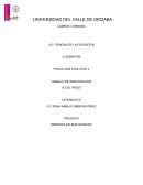 TRABAJO DE INVESTIGACIÓN “A LOS TRECE”