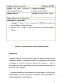 Ejercicio: Aportación inicial al caso Gabriela, ¿Una problemática cultural aislada o mundial?