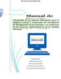 Manual de Usuario Sistemas. Página 1