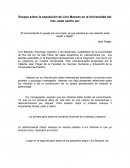 Ensayo sobre la exposición de Lino Macedo en la Universidad del mar