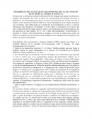 DESARROLLO DEL LENGUAJE EN LOS NIÑOS DE LOS 0 A LOS 6 AÑOS DE EDAD DESDE LA TEORÍA PIAGETIANA
