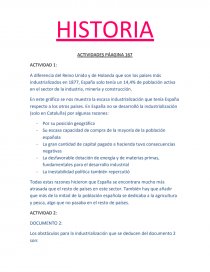 HISTORIA ACTIVIDADES. Página 1