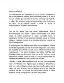 Reflexión etapa 2 metodología