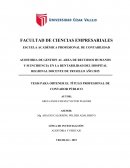 AUDITORIA DE GESTION AL AREA DE RECURSOS HUMANOS Y SI INCIDENCIA EN LA RENTABILIDAD DEL HOSPITAL REGIONAL DOCENTE DE TRUJILLO AÑO 2015