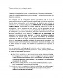 Investigacion accion APRENDIZAJE DE ECUACIONES DE PRIMER GRADO