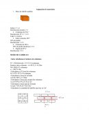 Asignacion de materiales