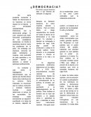 Articulo historia de la democracia