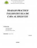 TRABAJO PRACTICO TALLER ESCUELA DE CARA AL SIGLO XXI