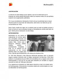 INVESTIGACION DE MERCADO MCDONALDS. Página 1