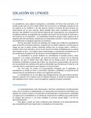 Solución de litigios