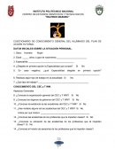 CUESTIONARIO DE CONOCIMIENTO GENERAL DEL ALUMNADO DEL PLAN DE ACCIÓN TUTORIAL