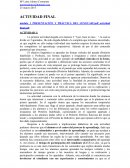 PRESENTACIÓN Y PRÁCTICA DEL LENGUAJE