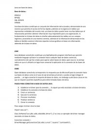 Java con base de datos. Página 1