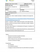 Definir el tiempo de inicio y terminación de los proyectos, así como reconocer los tiempos de holgura