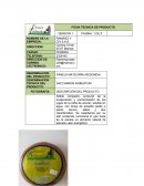 FICHA TECNICA DE PRODUCTO