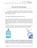 Mezcla de Marketing: Estrategia de productos y servicios