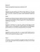 Ejercicio contabilidad. Casos diferentes