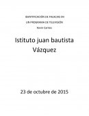 IDENTIFICACIÓN DE FALACIAS EN UN PROGRAMA DE TELEVISIÓN