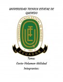 Contabilidad de costo: Costo-Volumen-Utilidad