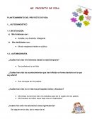 MI PROYECTO DE VIDA: PLANTEAMMIENTO DEL PROYECTO DE VIDA