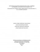ESTRATEGIAS DE GESTIÓN ORGANIZACIONAL PARA LA EMPRESA “LA PANADERIA, VIDA HECHA CON LAS MANOS” S.A.S