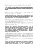 Calidad de empresa. Cero defectos