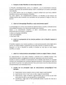 Comparar el saber filosófico con otros tipos de saber