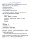 AUDITORIA FINANCIERA: ELABORACIÓN DEL CUESTIONARIO DEL CONTROL INTERNO