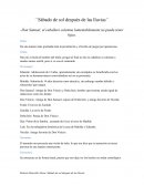 Sabado de sol despues de la lluvia