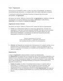 Tema 7: Organización