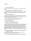 El riesgo. los fenómenos que constituyen el riesgo