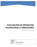 Informe vibración
