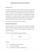 CRITERIOS DE EVALUACION DE INVERSIONES