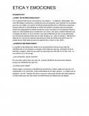 ETICA Y EMOCIONES