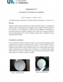 DETERMINACIÓN: FÓRMULA DE UNA SAL HIDRATADA