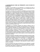 Desarrollo sustentable LA SUSTENTABILIDAD COMO UNA PERMANENTE LUCHA EN BUSCA DE ESTABILIDAD