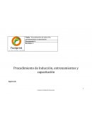 Título: Procedimiento de Inducción, entrenamientos y capacitación