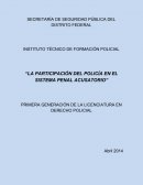 La participación del policía en el sistema penal acusatorio