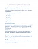Clasificacion de las herramientas